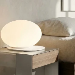 Abat Jour-Ideal Lux Ninfea tl1 lampada abat-jour ninfea vetro bianco