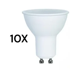 Lampadine Led-Gea Luce N10 lampadine gu10 led 7w 4000k 560lm ottica 100