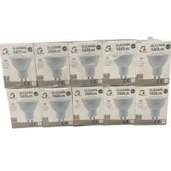 Lampadine Led-Gea Luce N10 lampadine gu10 led 7w 4000k 560lm ottica 100