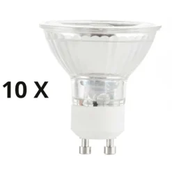 Lampadine Led-Ideal Lux N10 lampadine gu10 led 5w 410lm 3000k cri90 ottica 50
