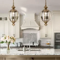 Lampadari Moderni-Ideal Lux Norma sp1 lampadario lanterna brunito