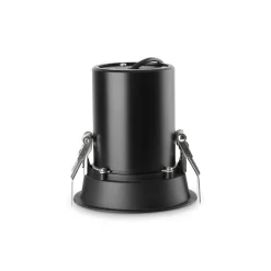 Faretti Da Incasso-Ideal Lux Nova fi faretto da incasso led nero per controsoffitto nero 12w 4000k 220v