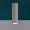 Lampade A Sospensione-Ideal Lux Oak sp1 round lampada sospensione di cemento cilindro