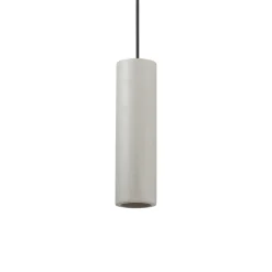 Lampade A Sospensione-Ideal Lux Oak sp1 round lampada sospensione di cemento cilindro