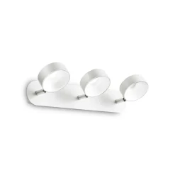 Applique Da Parete-Ideal Lux Oby pl3 applique led 18w 3000k orientabile bianco