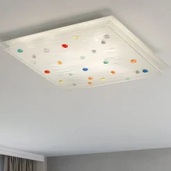 Plafoniere Moderne-Ideal Lux Ocean pl3 plafoniera moderna 42cm decorazioni colorate per cameretta