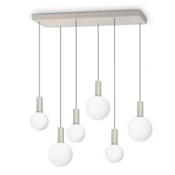 Lampadari Moderni-Ideal Lux Odeon sp6 linear led 3000k lampadario per tavolo da pranzo