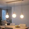Lampadari Moderni-Ideal Lux Odeon sp3 lampadario tre sospensioni led 3000k metallo opaco