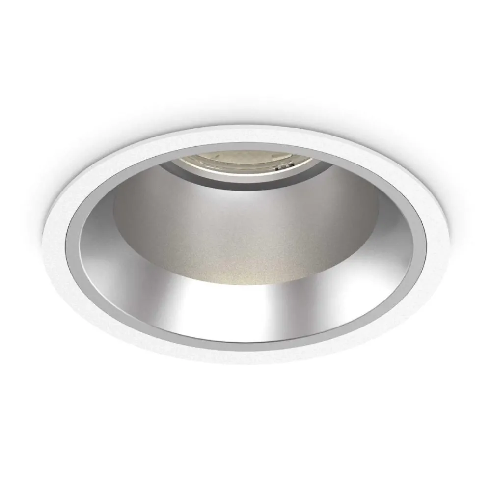 Faretti Da Incasso-Ideal Lux Off fi led faretto incasso 28w 4000k per interni tondo bianco