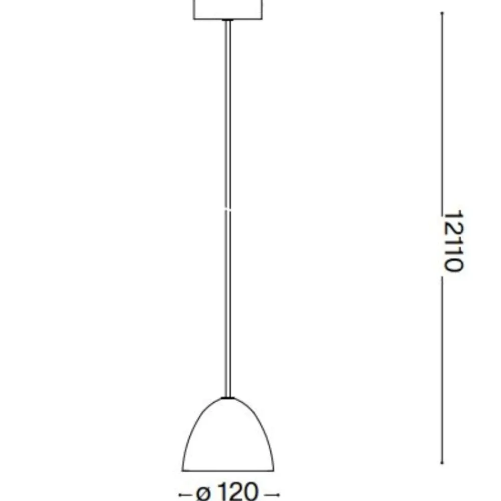 Lampade A Sospensione-Ideal Lux Oil-4 sp1 lampada a sospensione cemento decentramento cavo 12mt