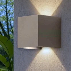 Applique Da Esterno-Ondaluce ap cube 4000k applique da esterno led antracite