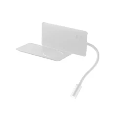 Applique Camera Da Letto-Ondaluce ap flat applique per camera da letto bianca multifunzione sinistra led