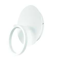 Applique Da Parete-Ondaluce applique da parete sabe bianca orientabile led 28w 3000k dimmerabile