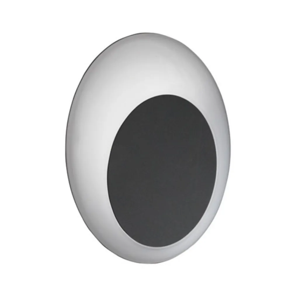 Applique Da Esterno-Ondaluce ap shell applique da esterno nera led