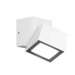 Applique Da Esterno-Ondaluce ap steve applique da esterno ip54 bianco orientabile led 4000k