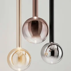 Lampade A Sospensione-Ondaluce aurora lampada nera per cucina led 4w 3000k