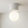 Plafoniere Moderne-Ondaluce bow mini plafoniera design moderno bianca