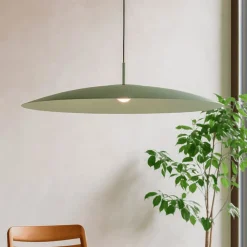 Lampadari Moderni-Ondaluce elle lampadario moderno sottile verde led 3000k