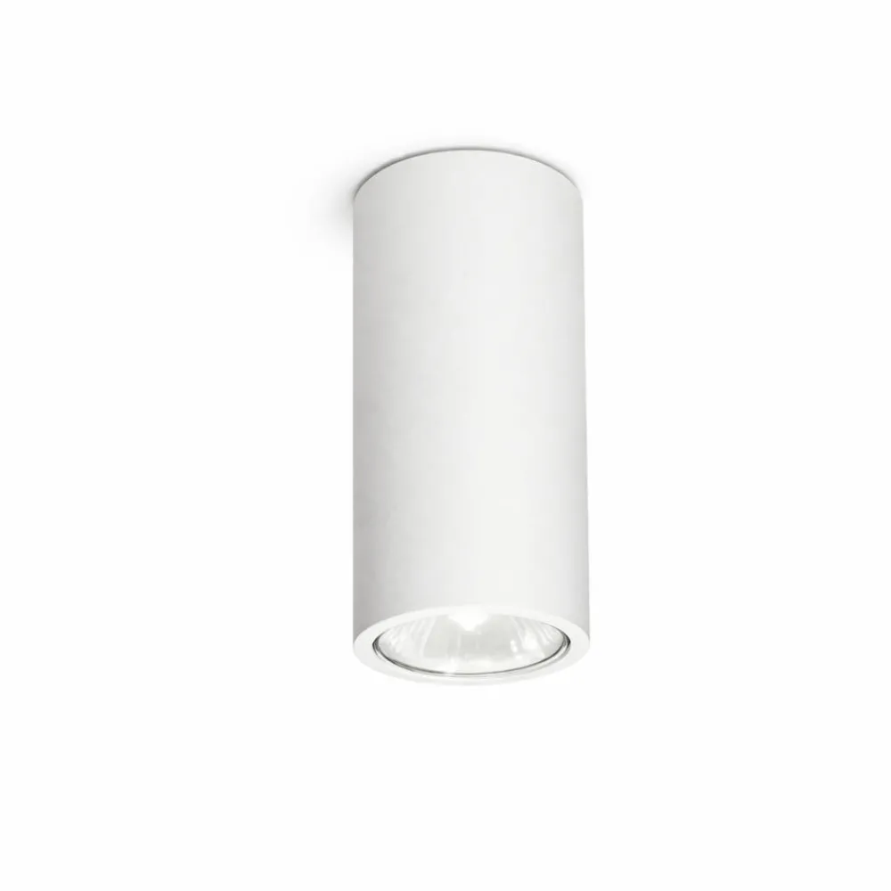 Faretti Da Soffitto-Ondaluce faretto led a soffitto filo bianco cilindro moderno