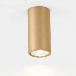 Faretti Da Soffitto-Ondaluce filo faretto led a soffitto moderno cilindro oro