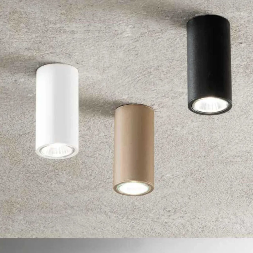Faretti Da Soffitto-Ondaluce filo faretto led a soffitto nero moderno