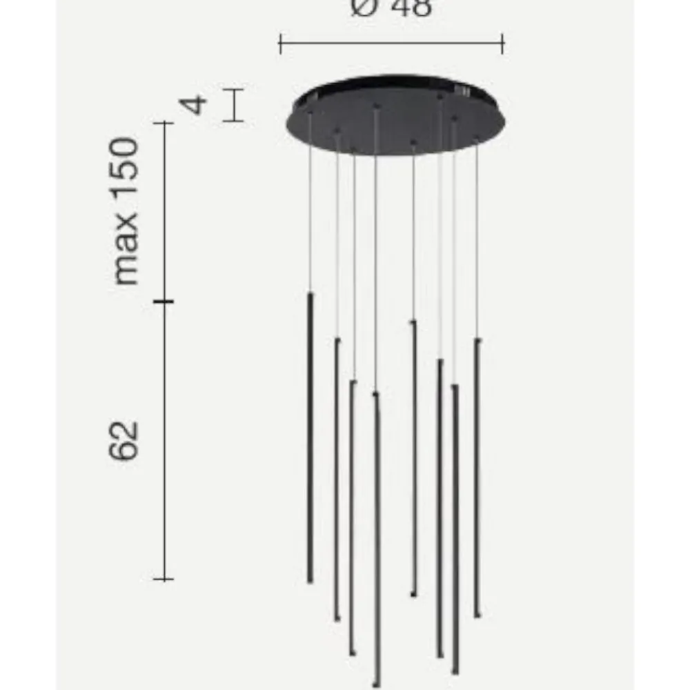 Lampadari Moderni-Ondaluce genius lampadario oro design moderno per soggiorno