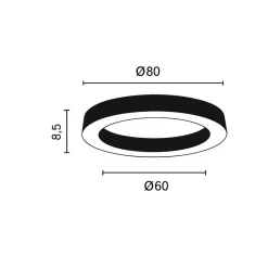 Plafoniere Moderne-Ondaluce globus plafoniera 80cm moderna rotonda oro led 3000k 4000k