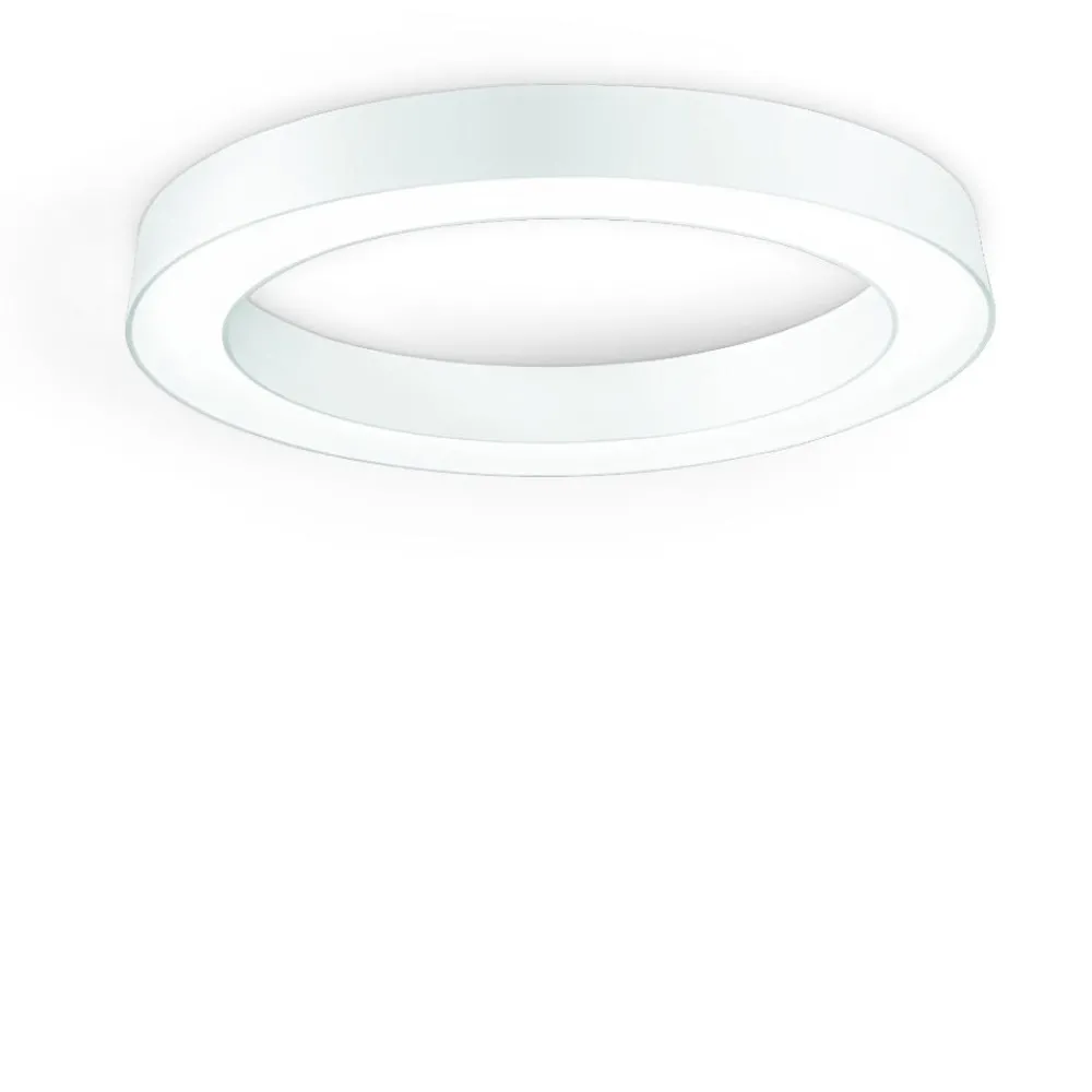 Plafoniere Moderne-Ondaluce globus plafoniera moderna bianca tonda led 3000k 4000k dimmerabile