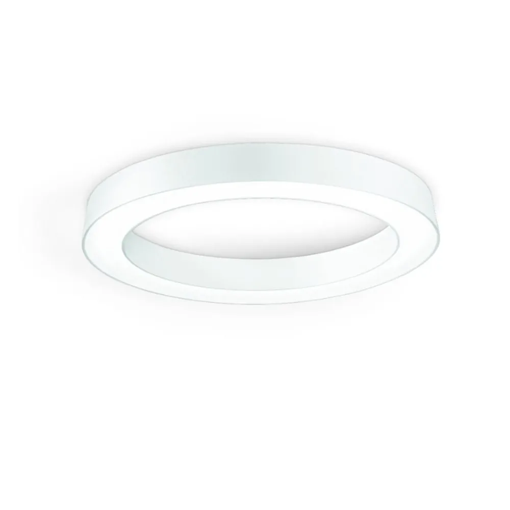 Plafoniere Moderne-Ondaluce globus plafoniera moderna bianca led 3000k 4000k 80 cm dimmerabile