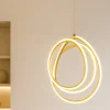 Lampadari Moderni-Ondaluce golden so 35 lampadario moderno oro led 28w 3000k