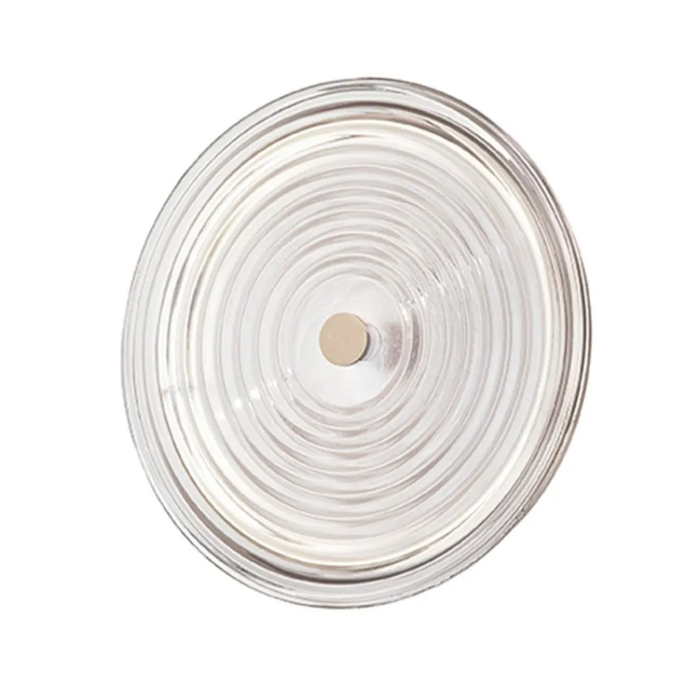 Applique Da Parete-Ondaluce jokey applique moderna vetro trasparente tondo led 3000k
