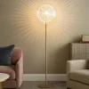 Lampade Da Terra-Ondaluce jokey lampada da terra moderna vetro trasparente led 3000k