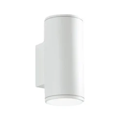 Applique Da Esterno-Ondaluce jubo applique da esterno cilindro bianco biemissione ip54