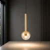 Lampade A Sospensione-Ondaluce lampada a sospensione aura vetro oro led 3000k