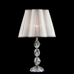 Lampade Da Tavolo-Ondaluce lampada da tavolo per soggiorno cristallo classica