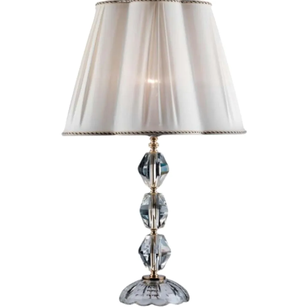 Lampade Da Tavolo-Ondaluce lampada da tavolo vetro cristallo classica