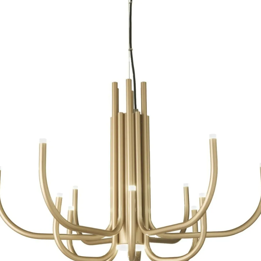Lampadari Moderni-Ondaluce lampadario moderno so nouveau led oro