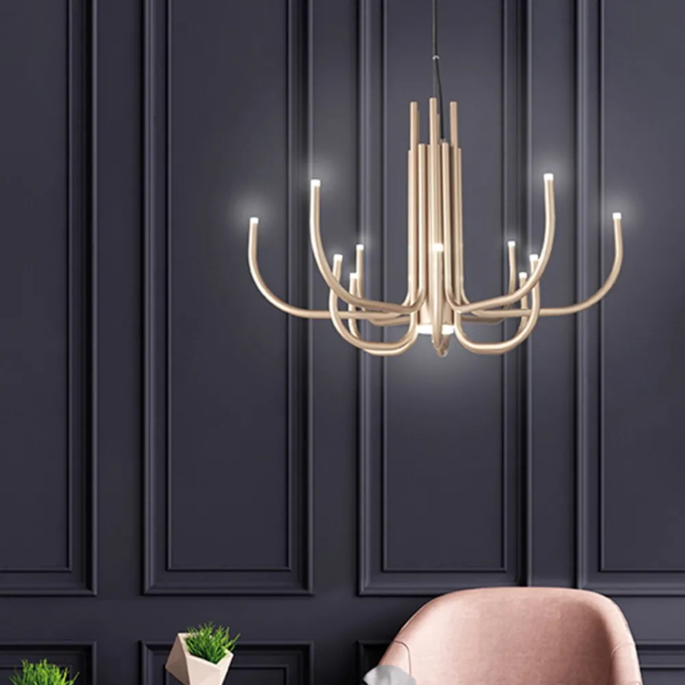 Lampadari Moderni-Ondaluce lampadario moderno so nouveau led oro