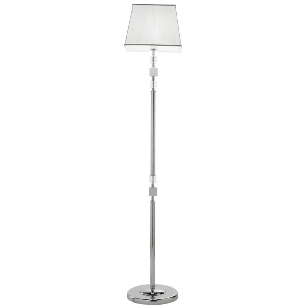 Lampade Da Terra-Ondaluce livia piantana classica cromo