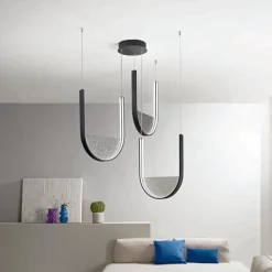 Lampadari Moderni-Ondaluce lotus lampadario nero led dimmerabile vetro fume'