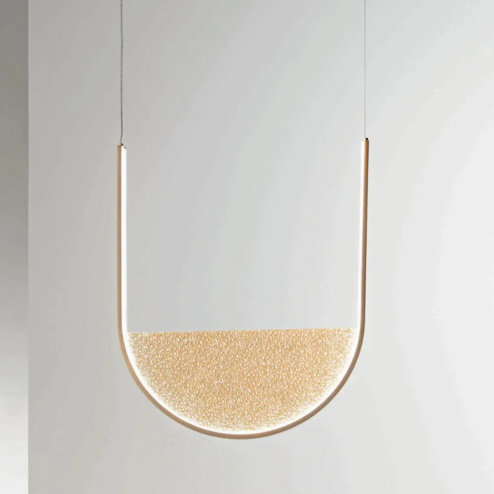 Lampadari Moderni-Ondaluce lotus lampadario oro led design moderna
