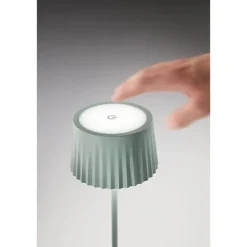 Lampade Da Tavolino Esterno-Ondaluce lt macao lampada da tavolo salvia touch dimmer led 3000k