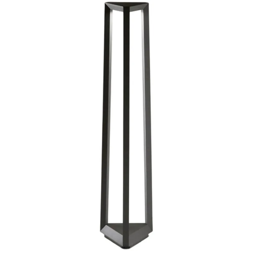 Lampioni Da Giardino-Ondaluce lucifer lampione per esterno antracite moderno led 12w 3000k