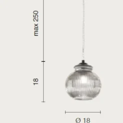 Lampade A Sospensione-Ondaluce madagascar lampada a sospensione vetro bianco opaco