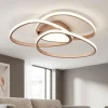 Plafoniere Moderne-Ondaluce plafoniera moderna rose pc oro led 3000k dimmerabile
