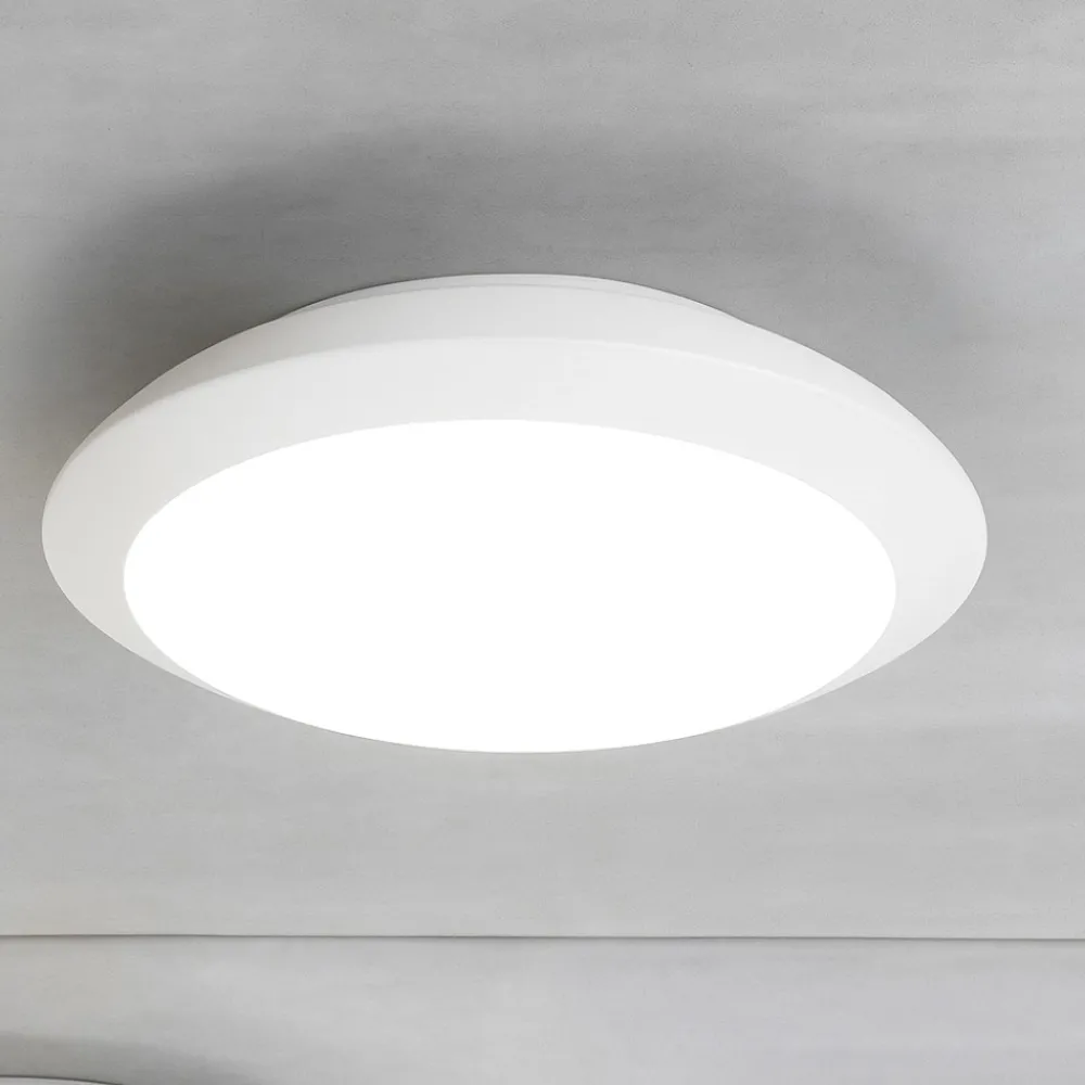 Plafoniere Da Esterno-Ondaluce plafoniera per esterno da parete soffitto bianca ip65