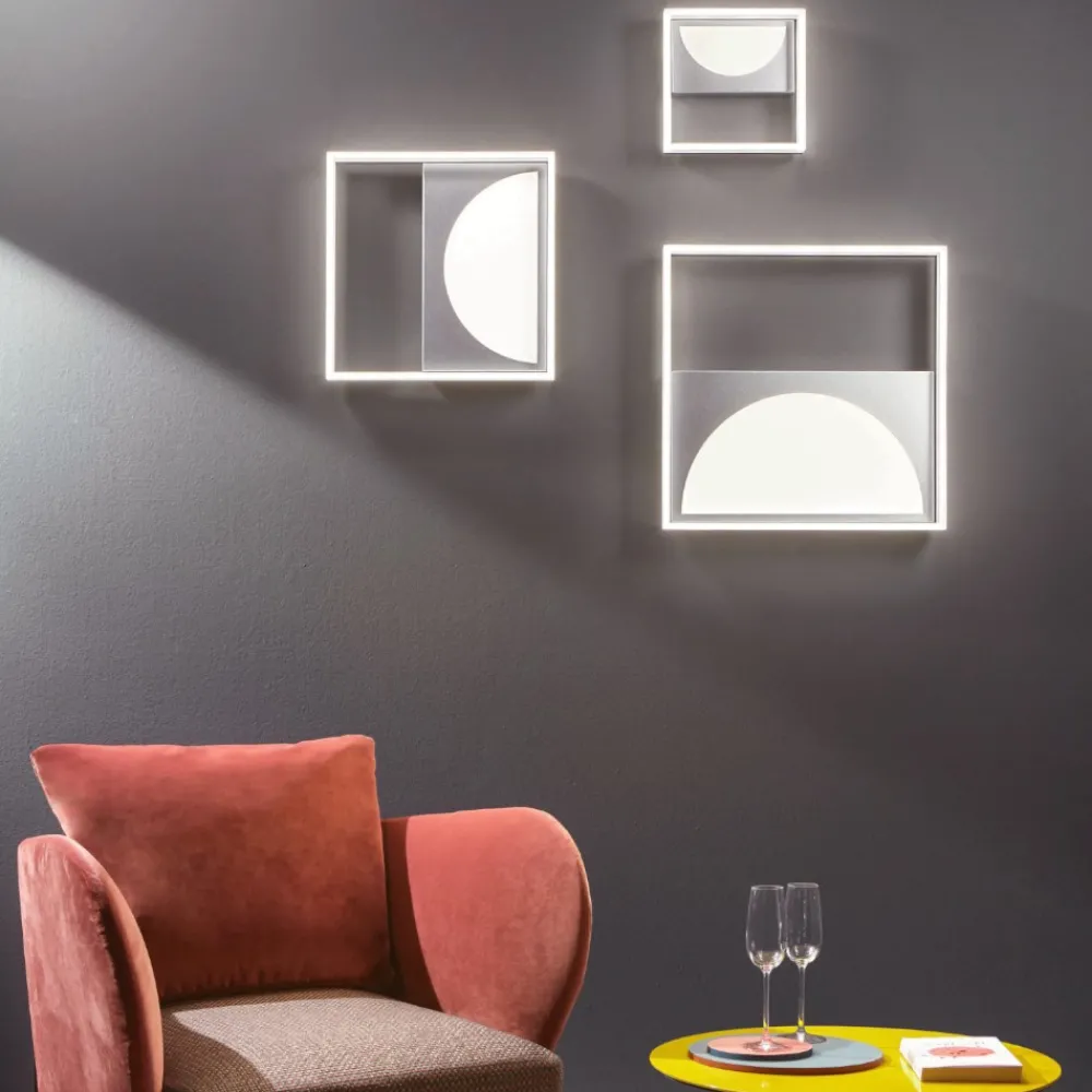 Plafoniere Moderne-Ondaluce pl art silver gr plafoniera led moderna design