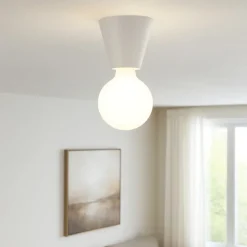 Plafoniere Moderne-Ondaluce pl fog plafoniera moderna bianca minimalista