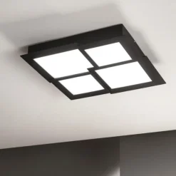 Plafoniere Moderne-Ondaluce pl gr passpartou plafoniera quadrata con illuminazione led
