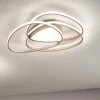 Plafoniere Moderne-Ondaluce pl gr rose plafoniera led oro design moderna